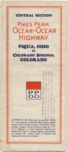 PPOO map cover, 1930s