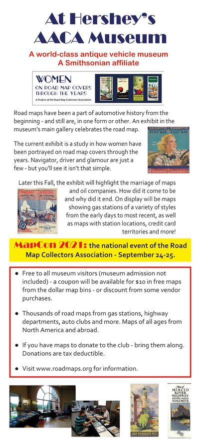 RMCA Road Map Exhibits at America’s Transportation Experience Museum in 2021